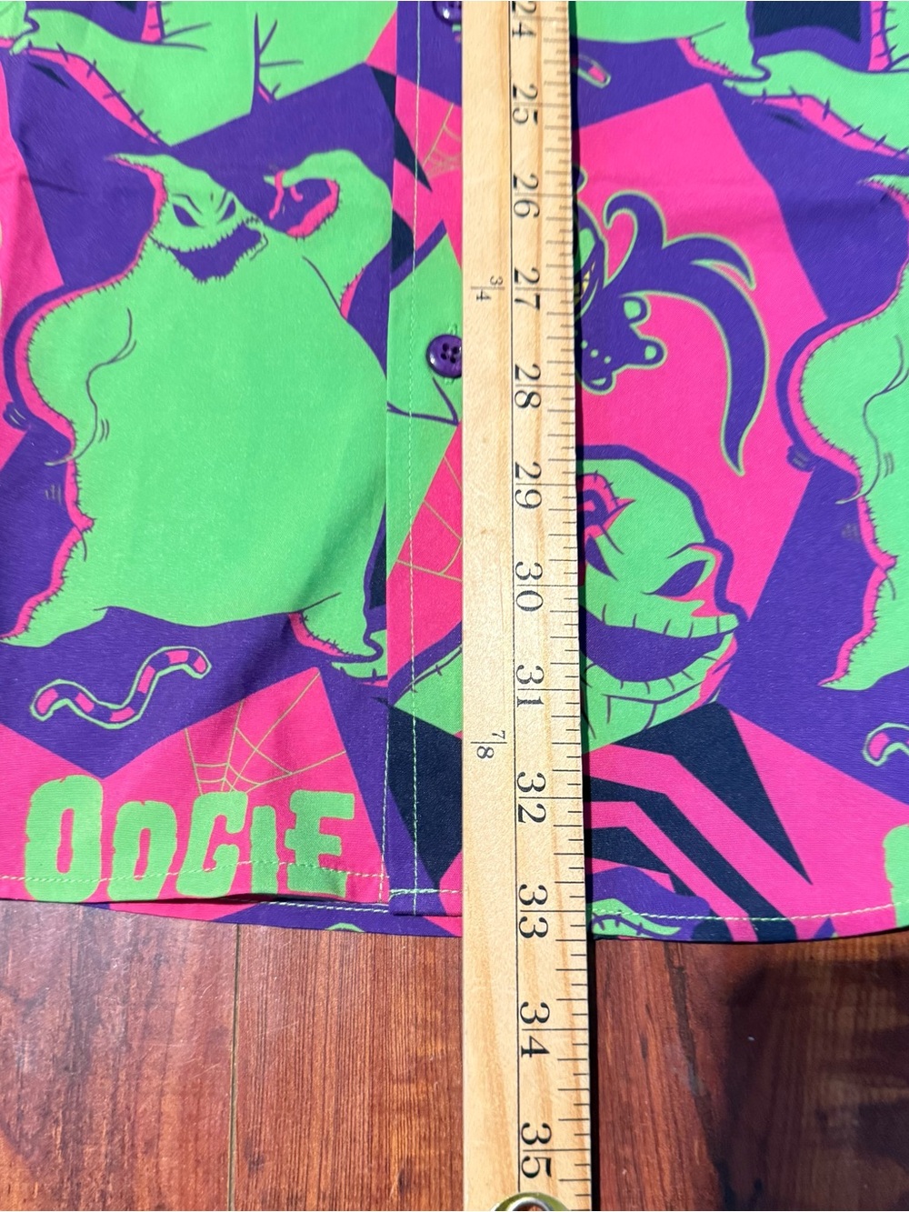 RSVLTS Disney Parks California Adventure Oogie Boogie Bash Sz XL Button Up NWT! - Picture 11 of 11